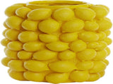31 cm Yellow Lemon-Shaped Decorative Flower Vase, Botanical Home Decor V1188-MS-731-134