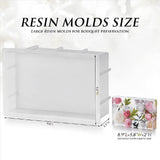 4X Large Resin Molds, Rectangle Silicone Molds for Resin Casting, Epoxy Resin Molds for Flower V1369-AZ3-W-11823