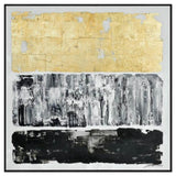 120X120cm Tonal Trilogy Black Framed Hand Painted Canvas Wall Art V411-SOK-HMTWF-12693G