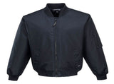 HUSKI Mens Quilted Combat Bomber Waterproof Jacket Windproof Workwear Coat - Navy V563-HUSKI-918014-NVY-XS