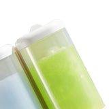 Manual Liquid Soap Dispenser 2 Chambers 480ml Leakproof Wall Mount Soap and Shower Dispenser for V1294-YM0901-3112250029011