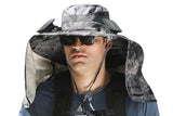 Outdoor Wide Brim Sun Hat With 2 Solar Fans Fishing And Beach Hat With Built In Fan -Patterned Grey V1308-DSZKI-62-3