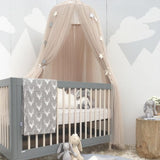 White Nordic Style 7-Layer Tulle Bed Canopy 300cm Extra Long 60cm Dome for Australian Kids Bedroom V888-ELOSUNG43157
