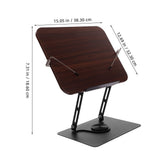 Reading Accessories Desktop Book Stands Aluminum Alloy 1Set V1369-AZ3-W-20755