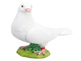 Artificial White Doves Ornament High Simulation Resin White Feather Birds Ornaments for Garden Home V1294-YM0717-3111220242611