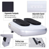 FORCE Portable Electric Circulation Leg Trainer Exerciser Machine With Remote Control Silver V891-ZY-LEGTRS-X1
