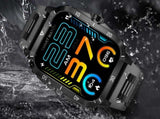 Waterproof Smartwatch for Men Android iOS Phones Smart Watch Fitness Tracker 1.96 Inch Heart Rate V1263-JX-7667