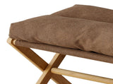 Foot Stool Foldable X Leg Modern Multifunctional Foot Rest with Soft Cushion for Living Room Bedroom V1294-YM0710-3116230019013