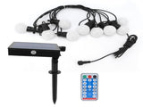 G50 LED String Lights Solar Powered IP44 Weatherproof Decorative Lamp for Outdoor Warm White V1294-YM0901-3119210089611