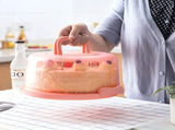 Portable Cupcake Carrier Food Preservation Boxwith Handle Transparent Cake Box V1294-YM0717-10125112