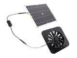 10W Solar Exhaust Fan 13.5inch Solar Ventilation Fan Solar Panel Powered Fan for Dog Chicken House V1294-YM0901-3111240138911