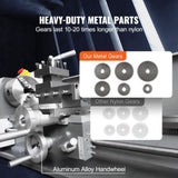 VEVOR Metal Lathe Machine, 210 mm x 736 mm, Precision Benchtop Power Metal Lathe, 0-2500 RPM V952-TSJSCCWSDJ210EZH9V3