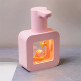 Touchless Automatic Sensor Soap Dispenser Cartoon Pet Waterproof Smart Foam Soap Dispenser Pink V1294-YM0716-3112220051012