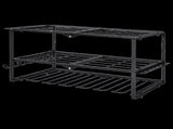 Levede Garage Storage Organiser 3 Tier Wall Mounted Power Tool Rack Metal Black WS1021-BK-AU