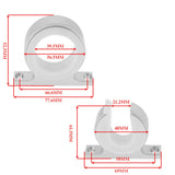 Boat Fishing Rod Hanger - Marine Fishing Reel Storage Rack Holder for Car RV Van Yacht Ship, Smooth V1192-AZ-W-3008
