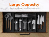 Extendable Cutlery Tray with 8 Compartments - 38 Cm Deep - Cutlery Cassette - Cutlery Drawer V1188-MS101-01425-1