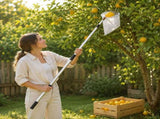 Fruit Picker Head with Collection Bag,Stainless Steel Harvesting Tool with Universal V1369-AZ3-W-14798