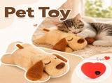 Pet Calming Heartbeat Plush Toy for Anxiety Relief 14.96 x 7.87in Soft Stuffed Animal with Pulse V1369-AZ3-W-13498
