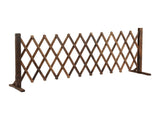 Gardeon Garden Fences Expandable Wooden Trellis Fence Plant Frame 200cm Brown GF-WD-200X70-CC