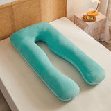 Maternity Pillow U-Shaped Pregnancy Pillow Pregnancy Body Pillow Breastfeeding - Light Green - Size V1106-115-35883-LIG-70-130CM