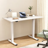 Artiss Standing Desk Motorised Dual Motor 120CM White HASD-268-WHDF-WHDB-120