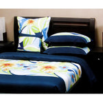 Orient Sense Iluka Quilt Cover Set - Queen V442-ORS-QUILTCS-ILUKA-BLUE-QS