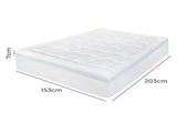 Dreamz Gel Memory Foam Mattress Topper 8cm Queen Size MP1017-Q-AU