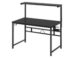 Levede Gaming Table Spacious Wear Resistan Stable Computer Desk Earphone Hook DH1078-BK-AU