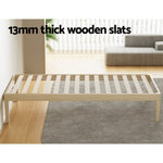 Artiss Bed Frame Single Size Wooden Base Mattress Platform Timber Pine BRUNO WBED-BRUNO-S-WD