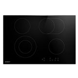 Devanti Electric Ceramic Cooktop 77cm CCT-B-4E-6Z-TOUCH-BK