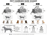 Breathable Multi-Functional Pet Carrier Backpack, Oxford Cloth Car Travel Cat & Dog Carrier, Large V1232-GB-CZ-002