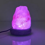 USB Color Changing Himalayan Salt Lamp, Pink Natural Rock LED Night Light V1188-MS-617-110