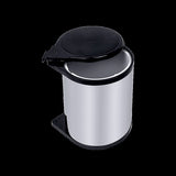 Kitchen Swing Pull Out Bin Stainless Steel Garbage Rubbish Waste Trash Can 14L V63-833611