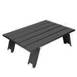 Mini Portable Aluminium Alloy Folding Table Outdoor Camping BBQ Picnic Table Black V1294-YM0901-3111200232911