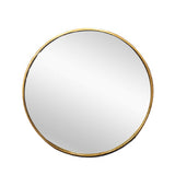 Metal Round Mirror 100cm - Gold V292-MIRR-ARCH0032