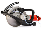 BAUMR-AG 3500W 350mm/14" Electric Concrete Demolition Cut-Off Saw, Wet and Dry Cutting, Diamond V219-SAWCONBME8XA