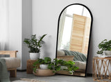 Yezi Floor Mirror Full length Mirrors 1.8M Black DECO1015-180-BK_NZ