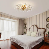 Crystal Chandelier Vintage, 5 Lights, Gold V178-35357