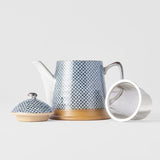 Teapot 400ml Shibori Design V637-C1367