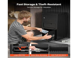 3.6 Cubic Feet Drop Safe, Large Capacity Front Drop Slot Safe Box with Digital Keypad, Heavy Duty 3 V952-TDSBXJ1378131EP8M001V9