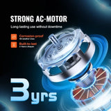 Inline Duct, 102mm 129.7 CFM with Variable Speed Controller, Quiet AC-motor Ventilation Exhaust V952-XLGDFJYCHSAC41HSYV3
