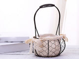 Iron Flower Baskets for Wedding Favors Floral Arrangement Flower Basket Succulent Greenery Baskets V1294-YM0716-220713HJ04-1