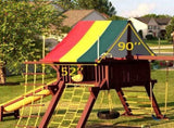 2Pcs 52 Inch x 90 Inch Swing Set Replacement Tarp for Play Set Outdoor, Multi-Color V1370-AZ4-13521