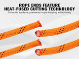 Double Braided Polyester Rope, 12.7 mm x 36.57 m, 48 Strands, 35.58kN Breaking Strength Outdoor V952-HCCLSDL12INCMEGKYV0