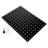 Wall Mount Metal Pegboard Panel Black for Garage Organization and Tool Display V1192-AZ-W-25612