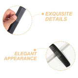 200Pcs Dual Tooth Black Pocket Combs for Men Compact Travel Hair Dressing and Styling V1366-AZ2-W-17386