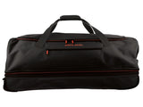 140L Pierre Cardin Trolley Bag Medium Soft Travel Luggage Wheeled Duffle - Black V563-PC3766-BLACK