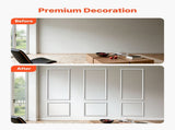 Wall Molding 3 Pack, Wainscoting Panels Kit, Lightweight Paintable Polystyrene, Easy to Install, V952-QMSTJBYXTGGZTSDCK001V0