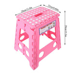 Dot Plastic Folding Stool Small Chair Advanced Portable Massage Stool 29*22*39cm V1294-YM0901-JY36235-02