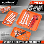 HORUSDY 3Pcs Magnetic Parts Tray Set Small Parts Tool Organization Non Slip V465-97848-97849